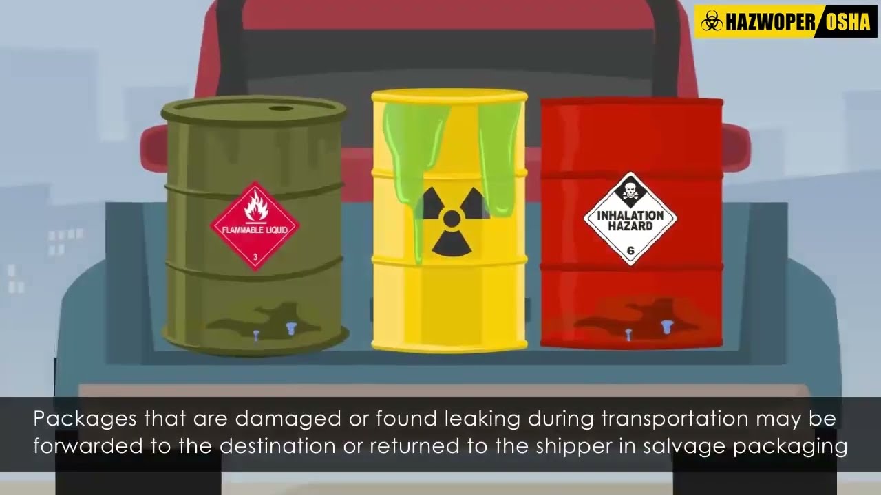 Transportation Of Leaking Hazmat Containers - YouTube