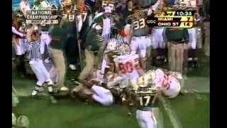 Maurice Clarret strips Sean Taylor 2003 Fiesta Bowl