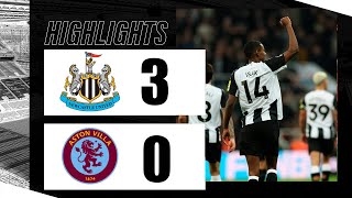 Alexander Isak Goal | Newcastle vs Aston Villa 3-0 Highlights | Premier League 2024/25