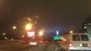 Timelapse, Driving through Atlanta at Night!