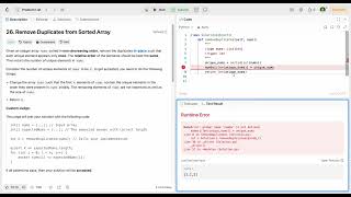 Remove Duplicates from Sorted Array – Brute Force vs. Optimized Approach | Leetcode Python Tutorial