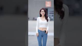 Cute Girl on Street Touch your Heart 161
