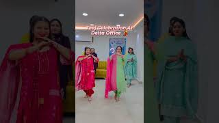 Teej Celebration At Delta Office | Teej | Festival |  #happy #viralreel #teejspecial