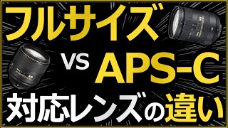 カメラ（センサーサイズ）に適したレンズを選ぶ理由を解説 【フルサイズとAPS-C】 一眼レフやミラーレスどちらにも必要な買い物を失敗しないための写真知識。