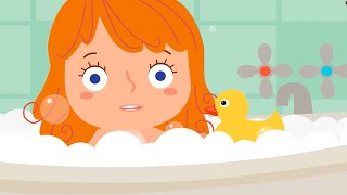 Bath Time song for Baby | Meow Meow Kitty Nursery Rhymes & Kids Songs