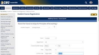 How to Swap a Course