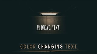How to Create Color Flicker Text in Filmora