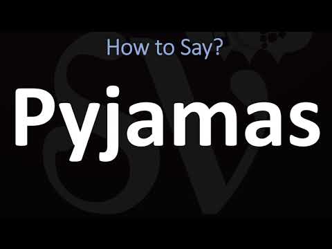 Is Pyjamas an English word?