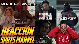 Reacción Spots Black Widow/Falcon & The Winter Soldier/WandaVision/Loki - ¡Cuanto hype con tan poco!