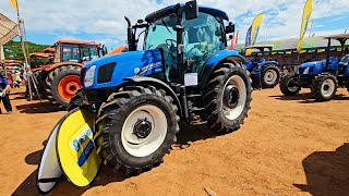 มาชมรถไถค่าย Newholland กันบ้าง T6020 คันนี้เป็นเกียร์ไฟฟ้าด้วย