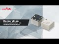 Demo of compact vibration sensor