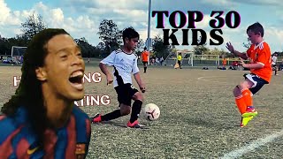 TOP 30 Kids humiliating skills in football // Kids in Football