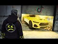 Using TikToks To Steal Secret Cars in GTA 5 RP