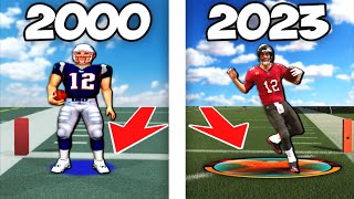 Scoring a 99 Yard Touchdown with TOM BRADY on EVERY Madden! (Madden 01-Madden 23)