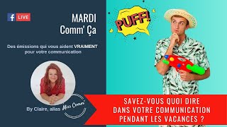 De quoi parler (quels messages transmettre) dans sa communication pendant l'été ?