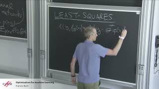 Francis Bach: Optimization for machine learning