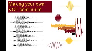 Praat 13 - make your own VOT continuum