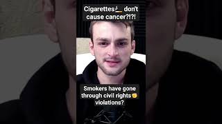 Rigo debunks cigarettes causing cancer ?!?! #based #rigo #sigma #smoking #shorts #lol