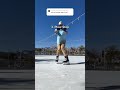 best way to stop on ice 🔥😱 iceskating hockey holidays shorts