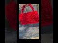 i tried making the viral crochet red bag