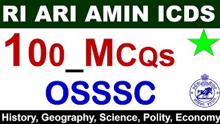 OSSSC GK 100 MCQs #osssc #opsc #odishapolice #ossscri #osssc_ri_amin