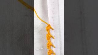 ❤️Awesome border design🙏needle art viral stitch🥰#shorts #viral #trending #youtubeshorts #embroidery