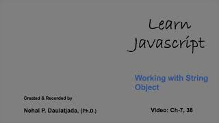 Learn Javascript: Working with Strings - Alternating case - Array+Loop