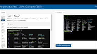 Intro to Linux | Cisco Lab13 | Where Data is Stored