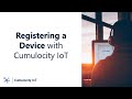 Registering a Device with Cumulocity IoT