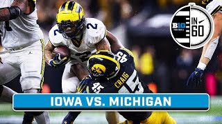 Iowa vs. Michigan | Dec. 3, 2023 | B1G Football in 60