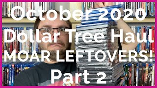 October 2020 Dollar Tree Haul: Part 2 | 6 More Blu-rays and 17 DVDs!