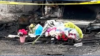 Memorial appears at site of deadly Lancaster house fire