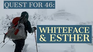 Quest for Adirondack 46er: WHITEFACE and ESTHER MOUNTAINS // Winter hike in the Adirondacks