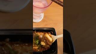 【視点カメラ】武蔵野麻婆とチンジャオロース｜POV: EARTING FOODS｜MUKBANG｜ASMR #shorts