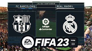 FIFA 23  FC BARCELONA VS REAL MADRID | COPA DEL REY | (BENZEMA VS LEWANDOWSKI) FULL MATCH