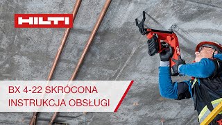 NOWY osadzak Hilti BX 4-22 | Instrukcja obsługi