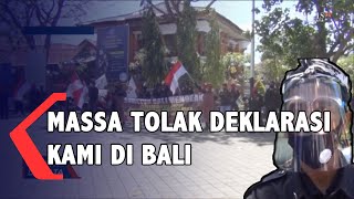 Massa Aksi Tolak Deklarasi KAMI Di Bali