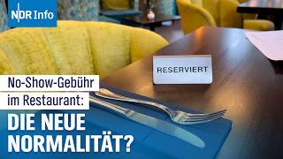 No-Show im Restaurant: Vorkasse als Lösung gegen leere Tische? | NDR Info