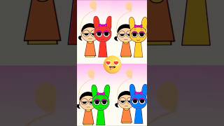 sprungky Doll squid games and pinki Colorful phase 4.#shorts #incredibox #sprunki