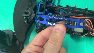 YR Yeah Racing Ball Joint tool for RC car - how to use