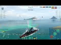 destroyer cassard plays the middle on map trap world of warships