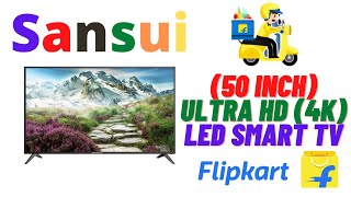 Sansui JSK50LSUHD || 50 inch Ultra HD 4K LED Smart TV 💯🔥