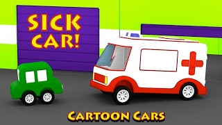 SICK CAR! - Cartoon Cars VIRUS! - Cartoons for Kids!