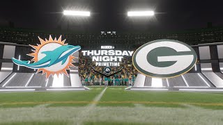 Miami Dolphins vs Green Bay Packers | Madden NFL 25 simulation