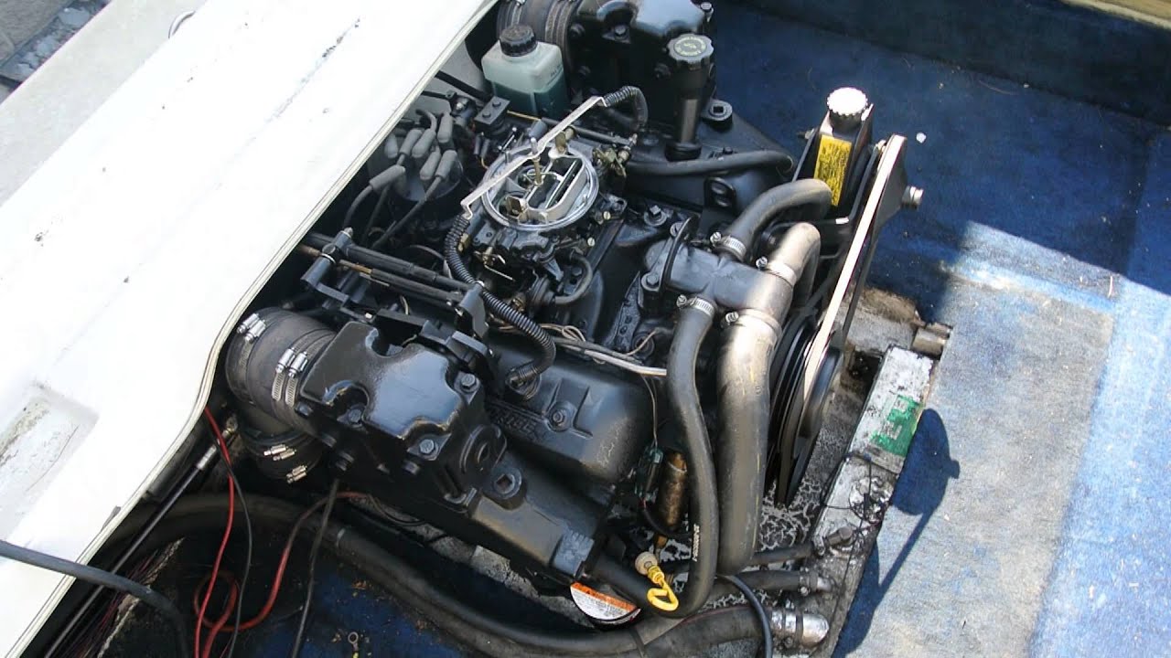 4.3 V6 LX Mercruiser Alpha One Engine Test Run Gen II FOR SALE - YouTube