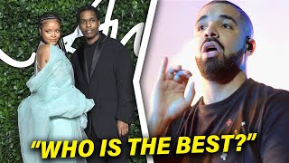 Drake reacts to Rihanna and ASAP Rocky dating
