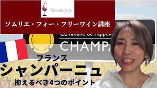 シャンパーニュ編【2023年 Sommelier for free ワイン講座】