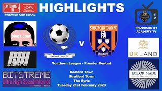 Bedford Town 0-3 Stratford Town #southernleague PremierCentral #eaglevision #NLRS #nonleaguematchday
