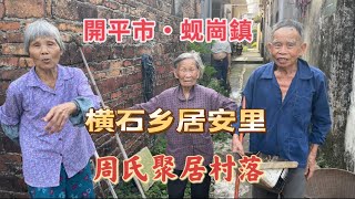 台山百曉：日月光陰，猶如白駒過隙！如今憶起往日常繞祖母的裙腳，恍如隔世！今日來到開平市蚬崗鎮橫石鄉居安里，探訪朋友他們外祖母的出生地！感謝熱情的村民幫助，能否如願？#abc #kaiping #开平