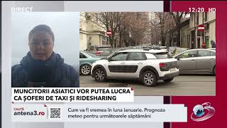 Muncitorii asiatici vor putea lucra ca șoferi de taxi și ride-sharing în România